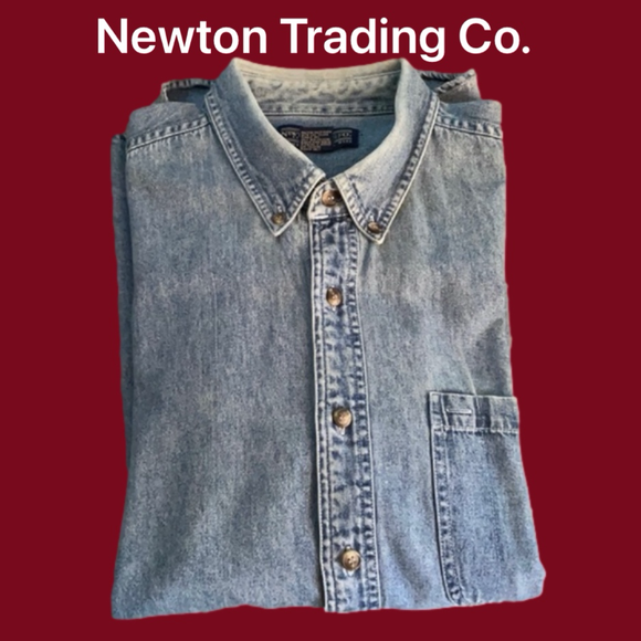 Newton Trading Co. Other - Vintage Jeans Shirt Newton Trading Co XL